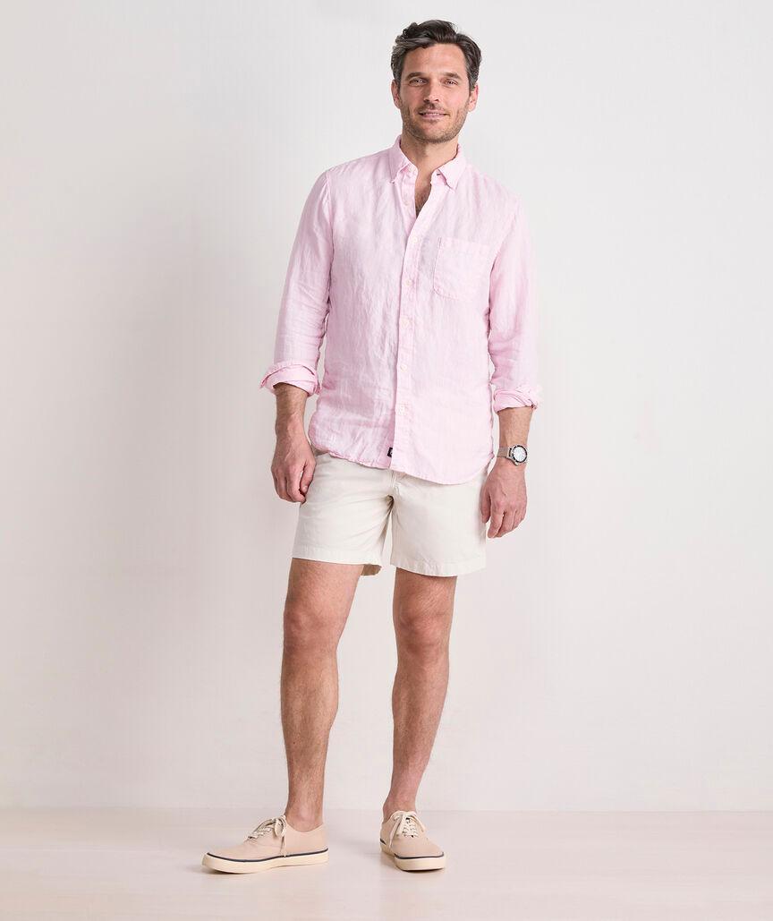 Surfside Solid Linen Shirt Product Image