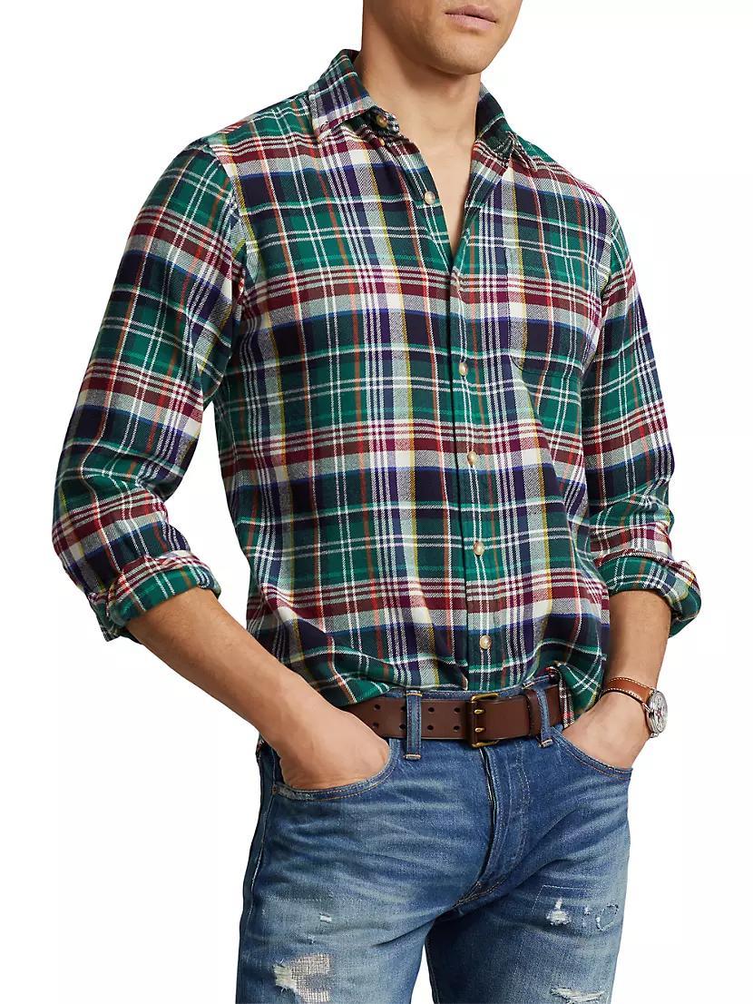 Ranch Plaid Cotton Shirt Product Image