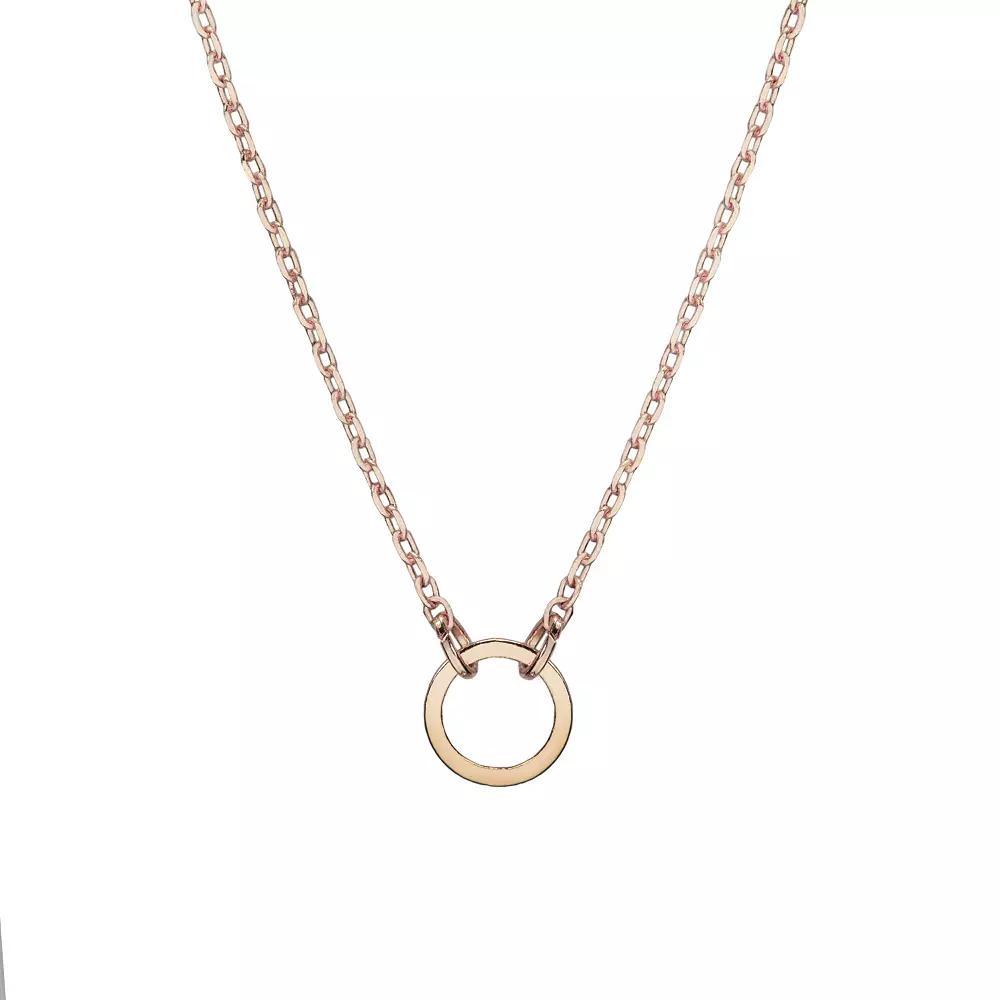 LC Lauren Conrad Delicate Open Circle Pendant Necklace, Women's, None Product Image