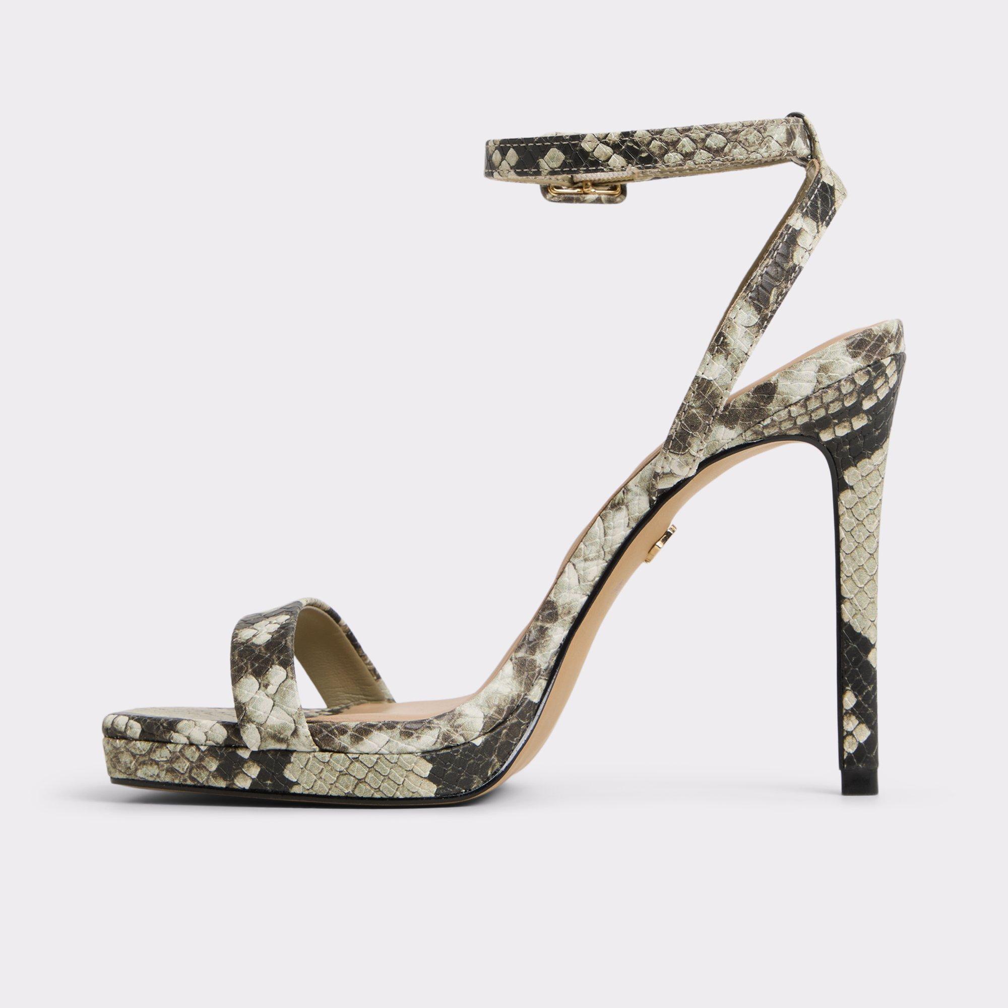 ALDO Kaathy - Women's Animal Print Collection - White, Size 7.5 Product Image