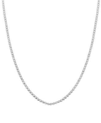 Diamond 20 Tennis Necklace (5 ct. t.w.) in 10k White Gold Product Image