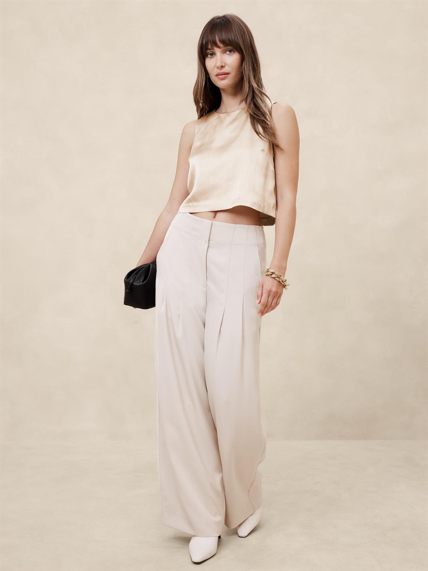 Lurex Cropped Shell Product Image