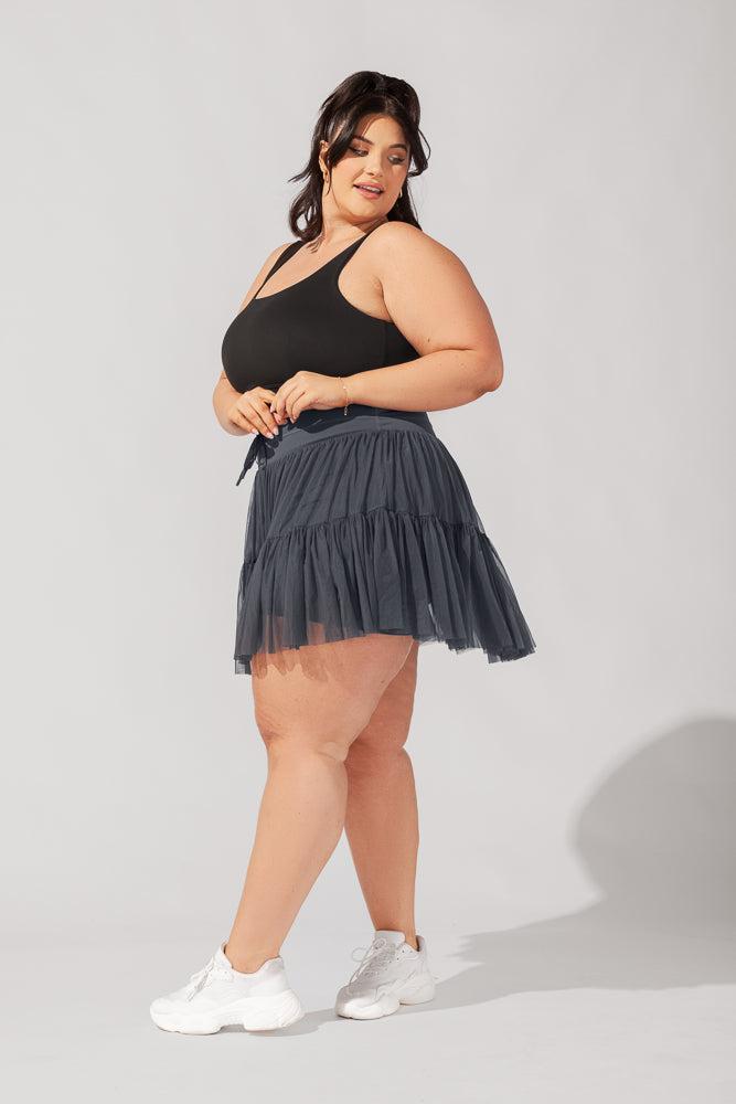 Pirouette Skort - Peppercorn Product Image