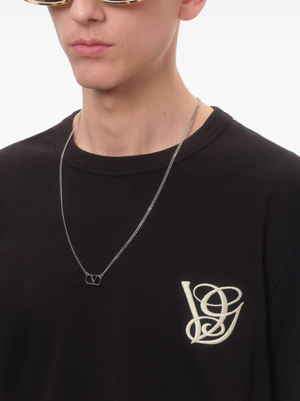logo-plaque necklace  Product Image