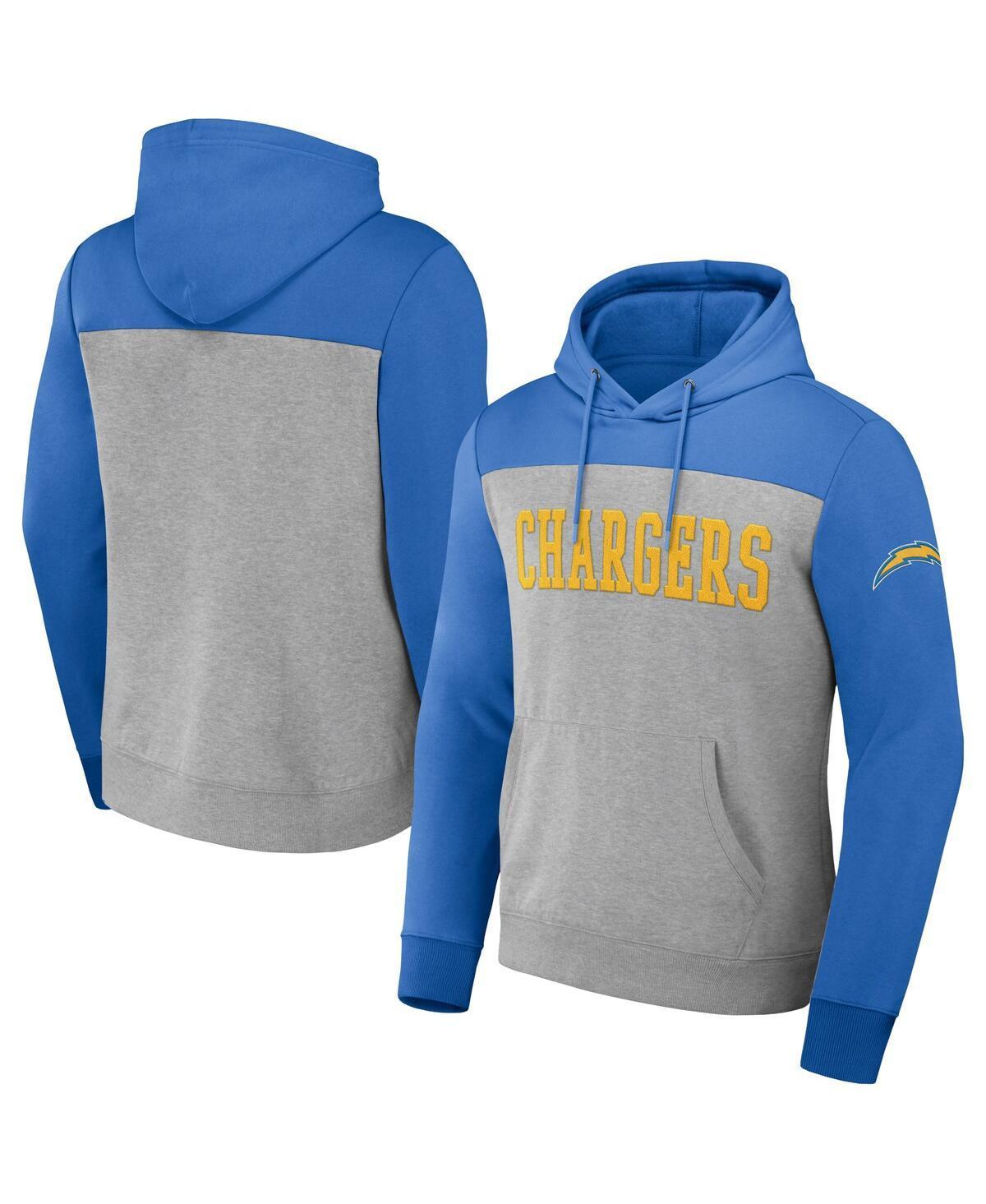 Men's NFL x Darius Rucker Collection by Fanatics Heather Gray Las Vegas Raiders Color Blocked Pullover Hoodie, Size: Small, Lvr Grey Product Image