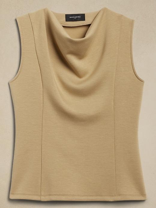 Scuba Cowl-Neck Top Product Image