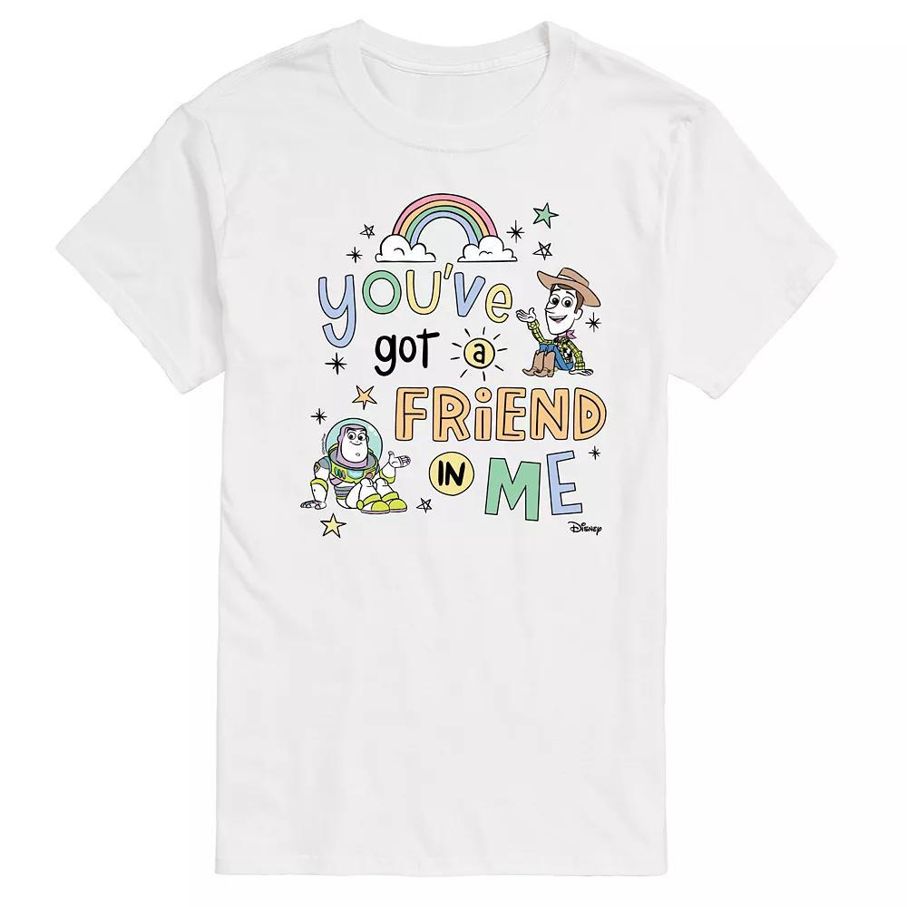Disney / Pixar's Toy Story 4 Men's You've Got A Friend Graphic Tee, Size: Medium, White Product Image