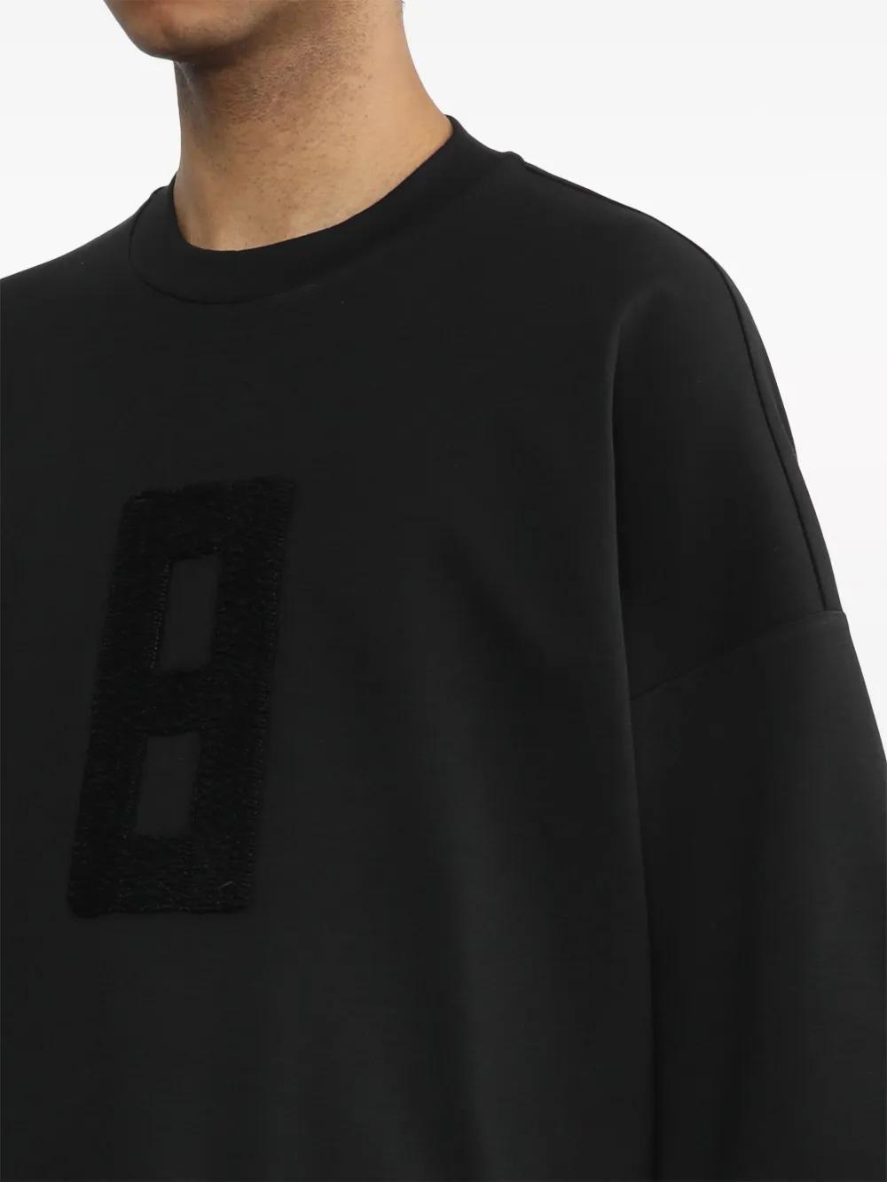 Embroidered 8 oversized T-shirt Product Image