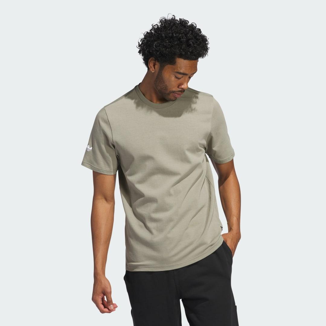 adidas Heavyweight Shmoofoil Tee Collegiate Orange M Mens Product Image