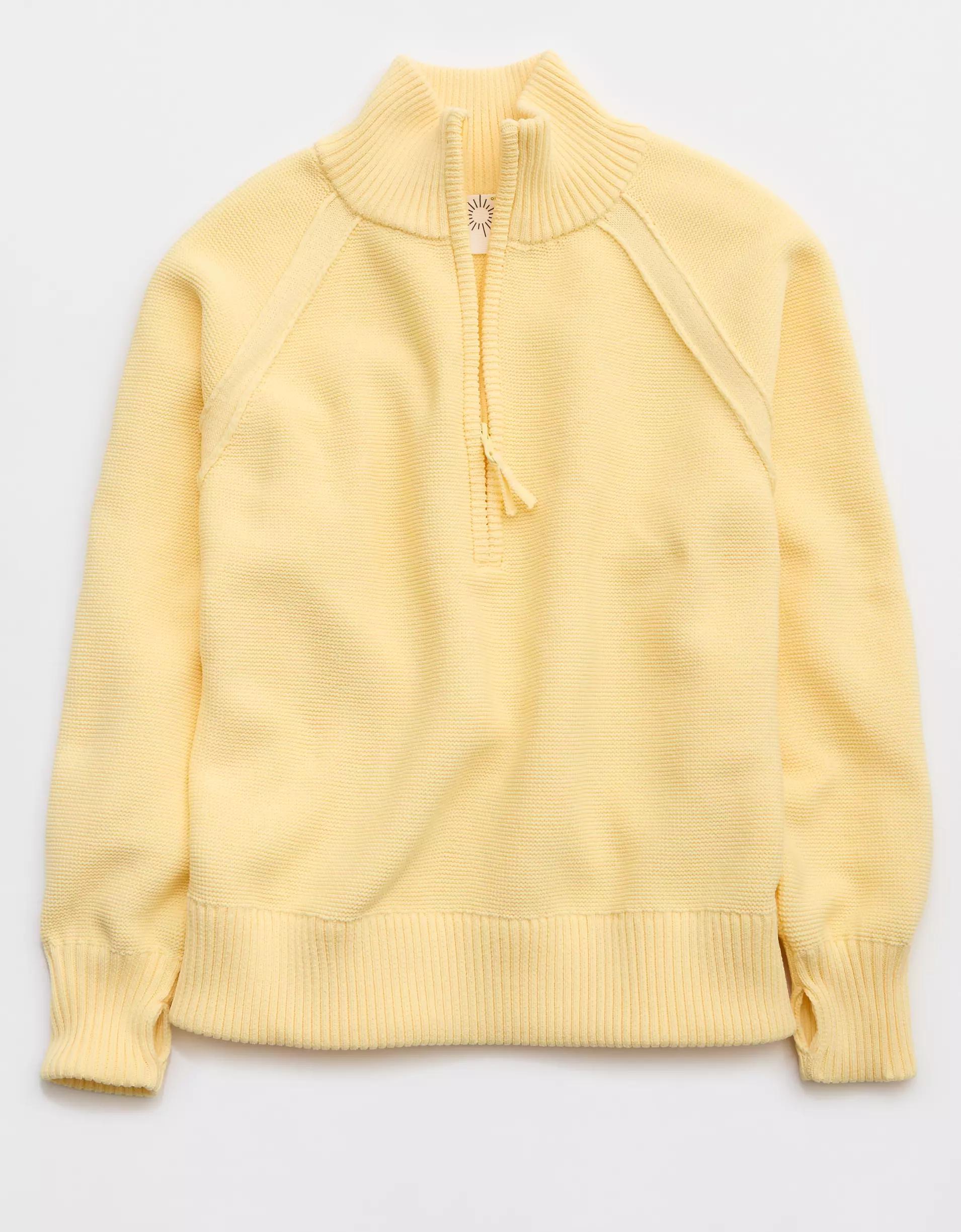 OFFLINE By Aerie Cool Down Quarter Zip Sweater Product Image