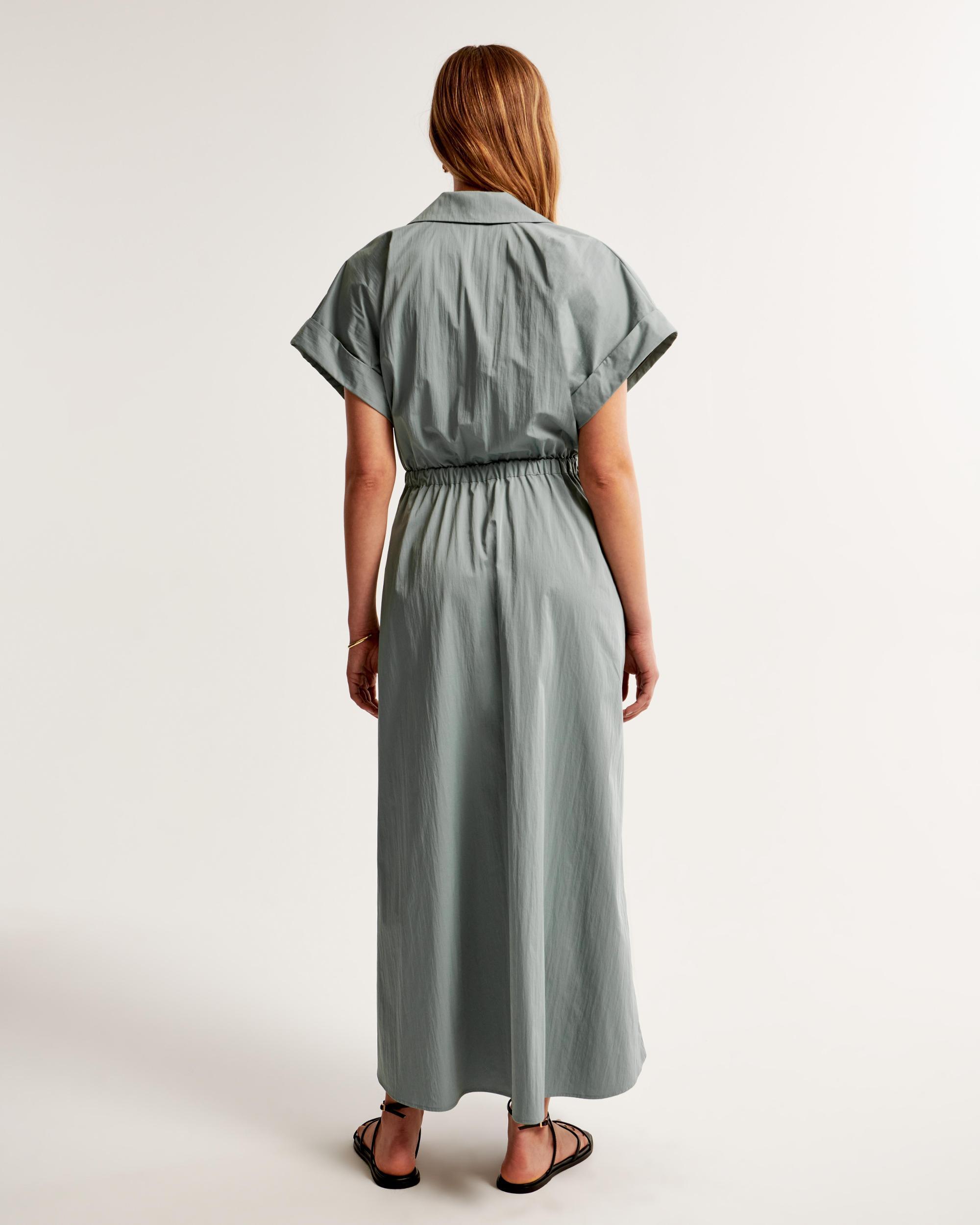 Utility Maxi Shirt Dress Product Image