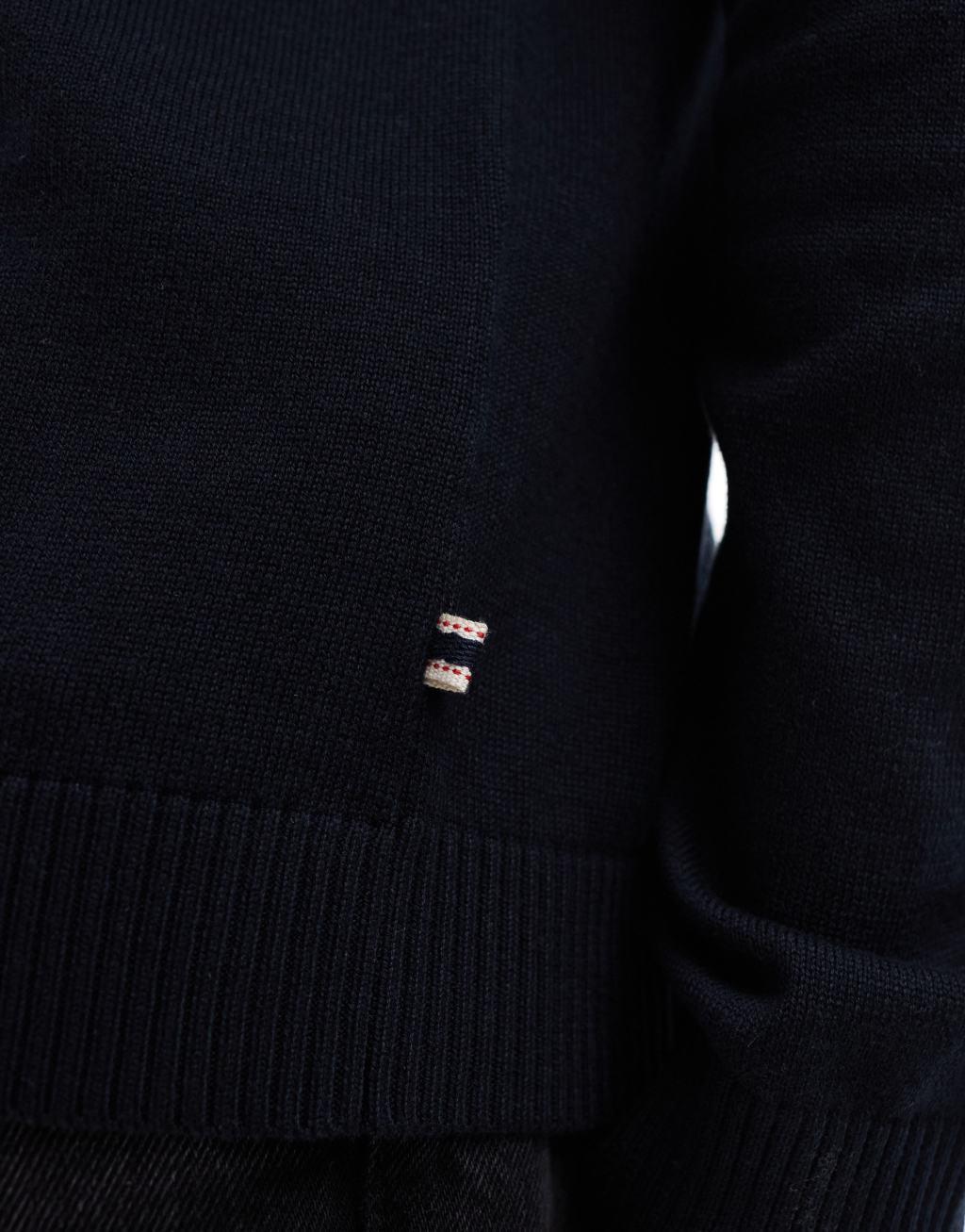 Jack & Jones crew neck sweater in navy  Product Image