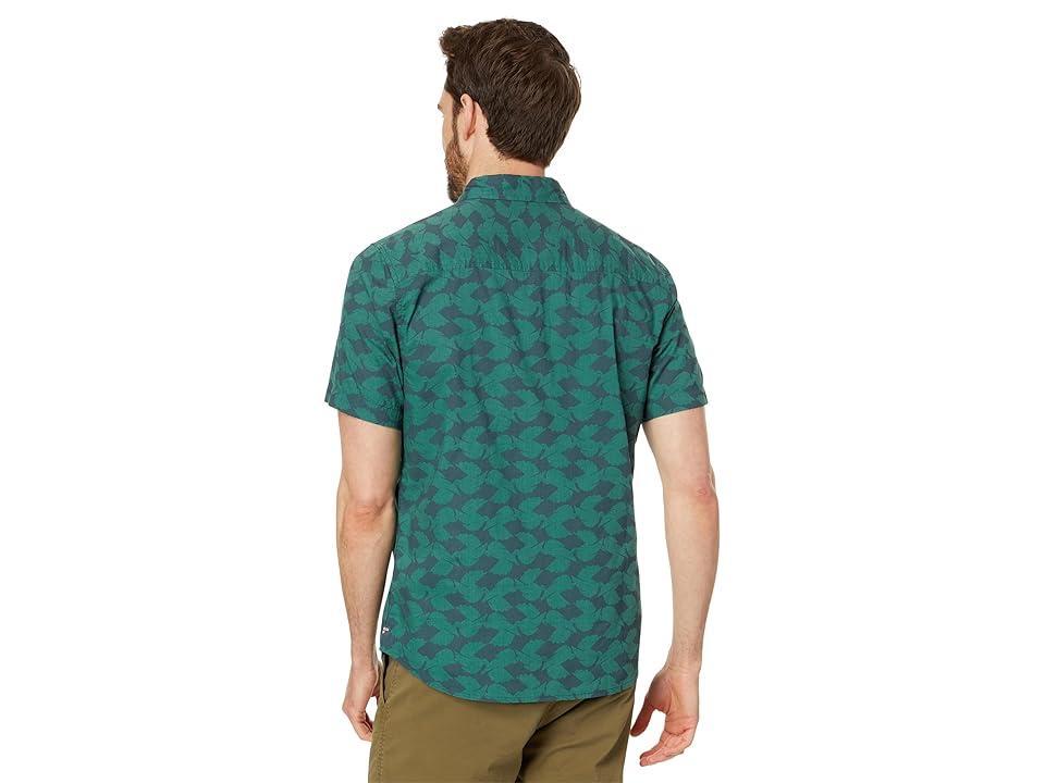 Toad&Co Fletch Short Sleeve Shirt (Midnight Bird Print) Men's Clothing Product Image