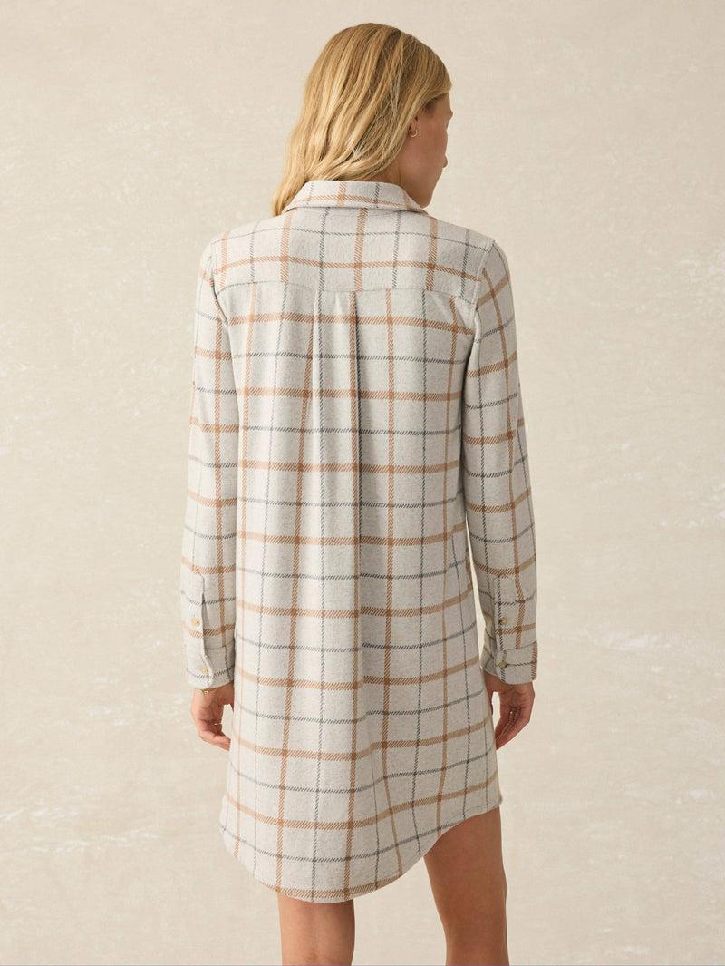 Legend™ Sweater Dress - Open Tundra Windowpane Product Image