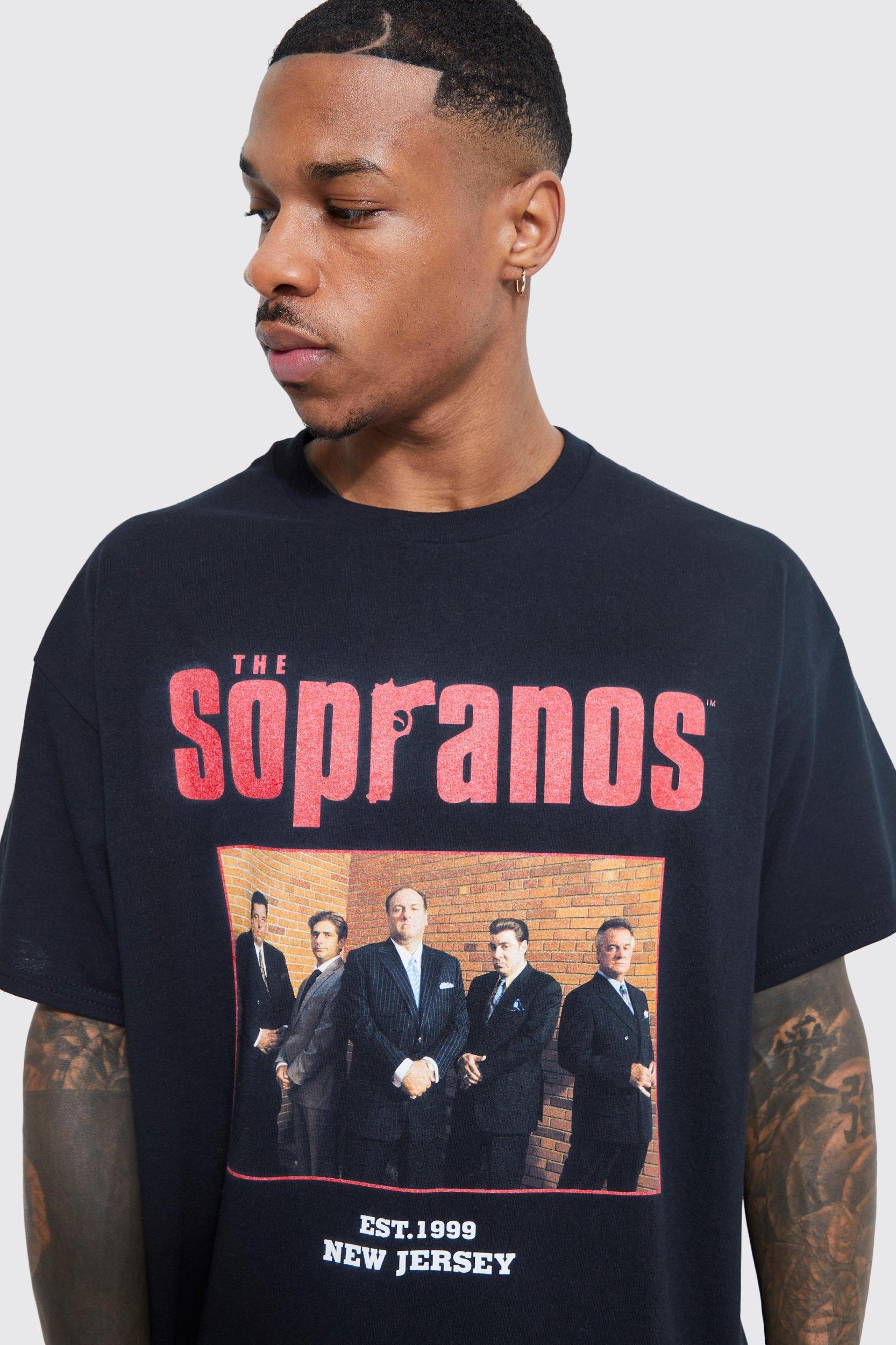Oversized Sopranos License T-shirt | boohooMAN USA Product Image