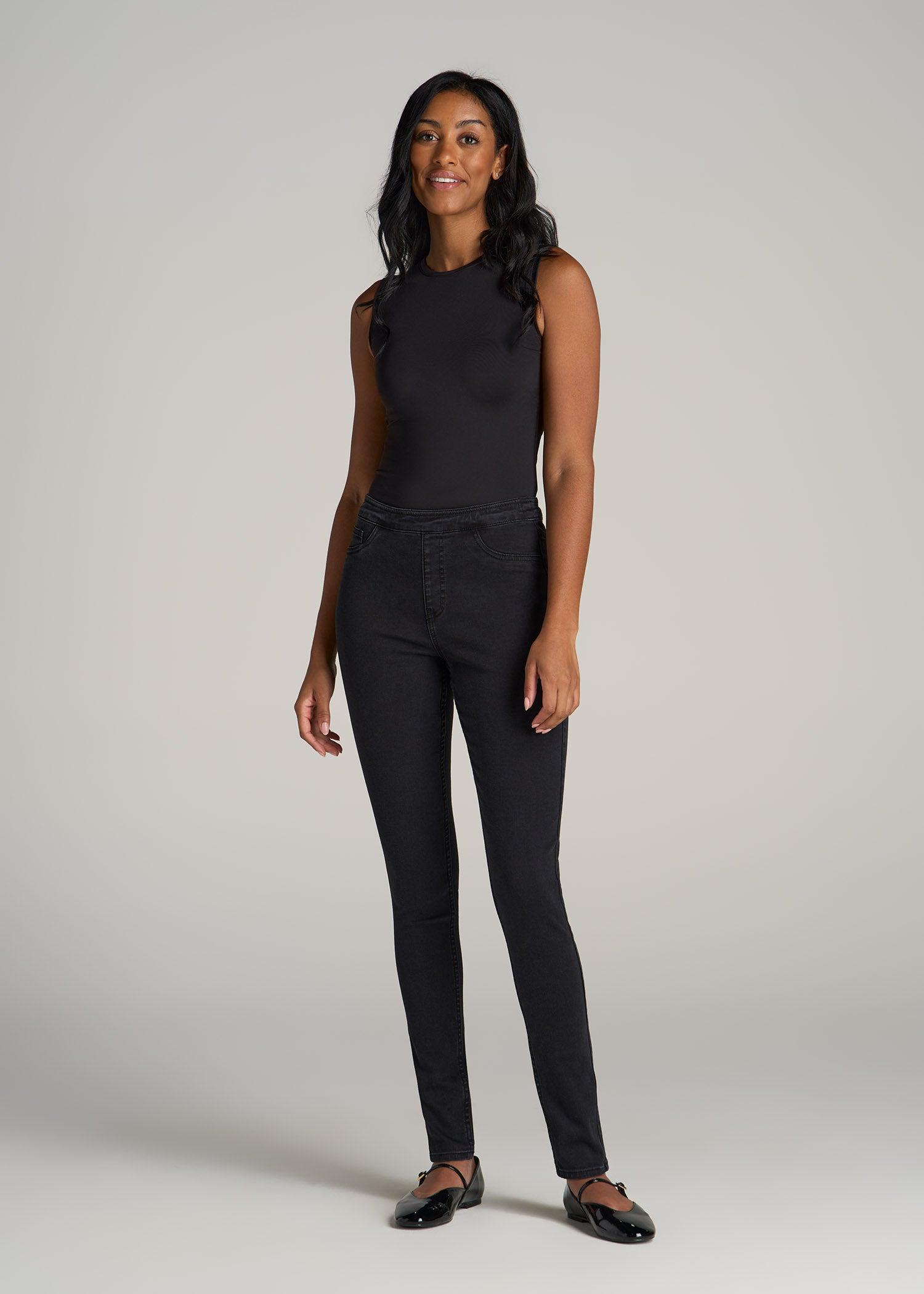 Women's Tall Jeggings in Washed Black Product Image