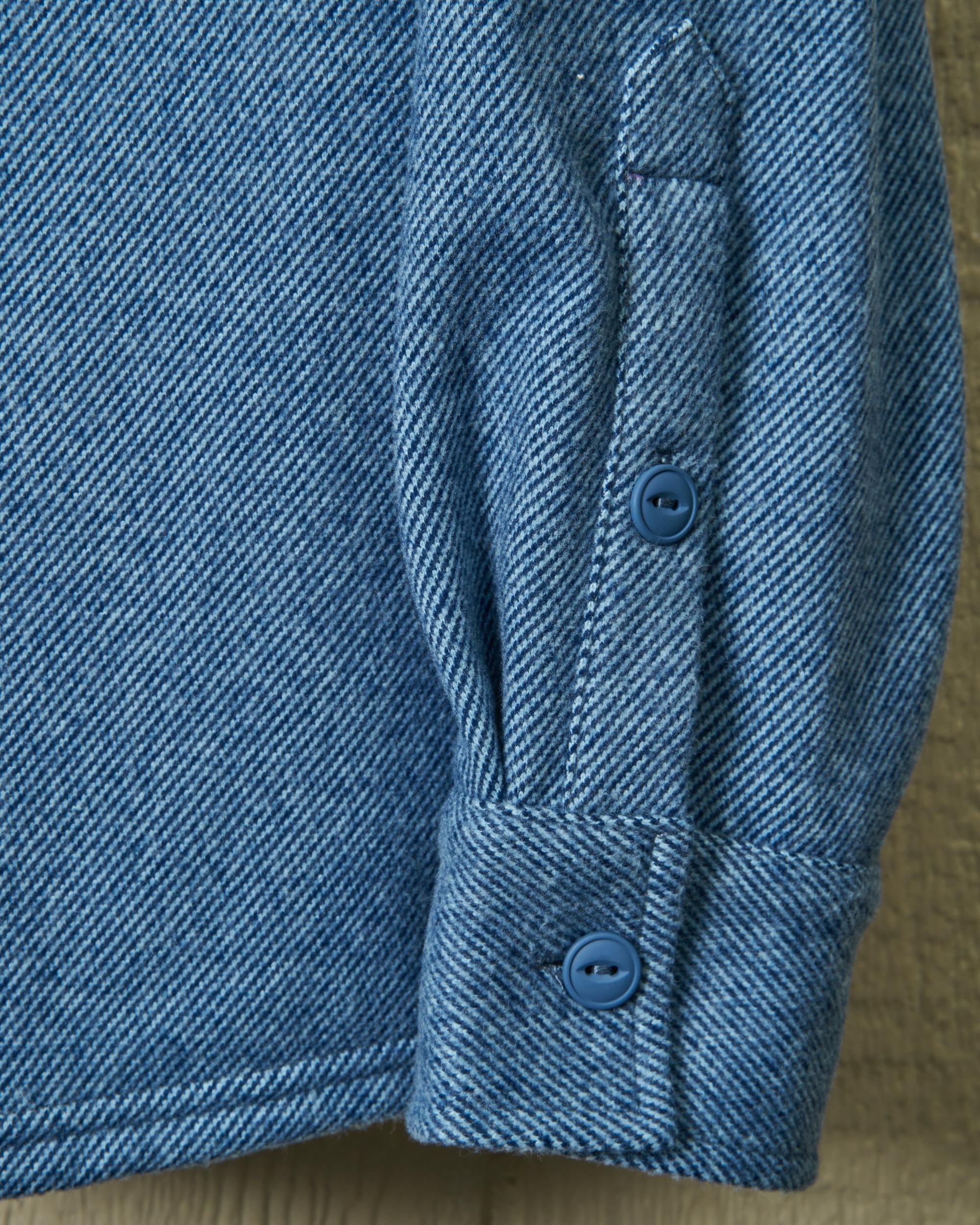 Fleece Overshirt in Ice Blue Product Image