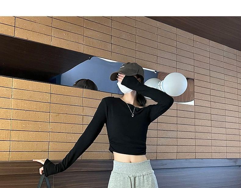 Drawstring Waist Wide Leg Sweatpants Product Image