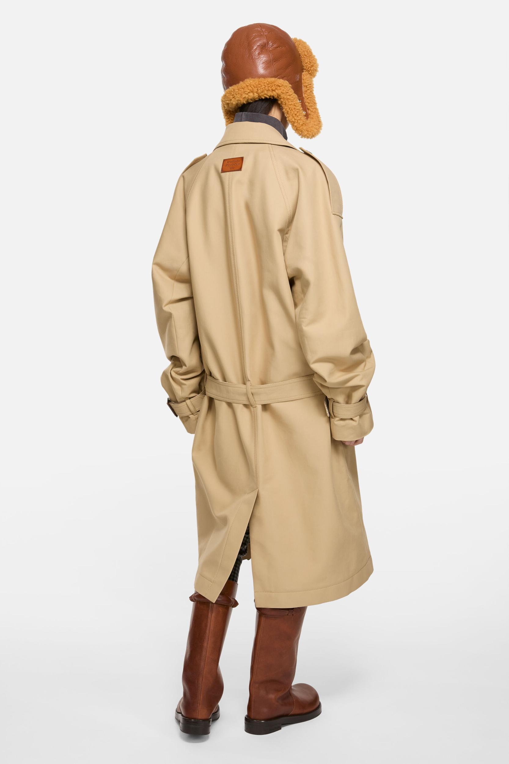 Satin Trench Coat Product Image