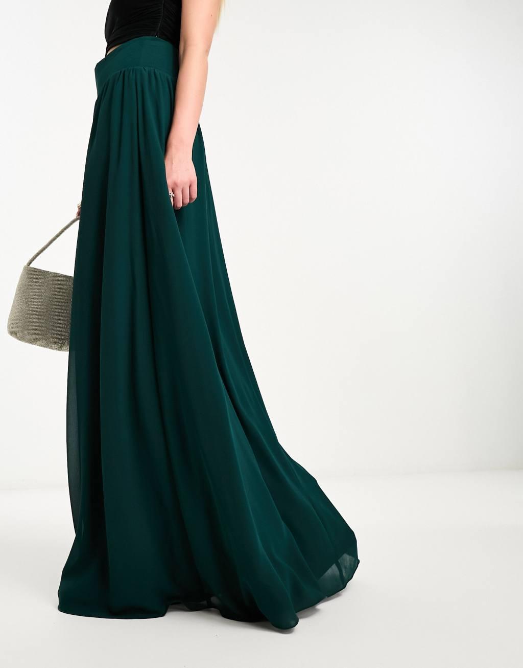 TFNC pleated maxi skirt Product Image