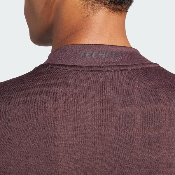 adidas Techfit COLD.RDY Training Long Sleeve Tee Black L Mens Product Image