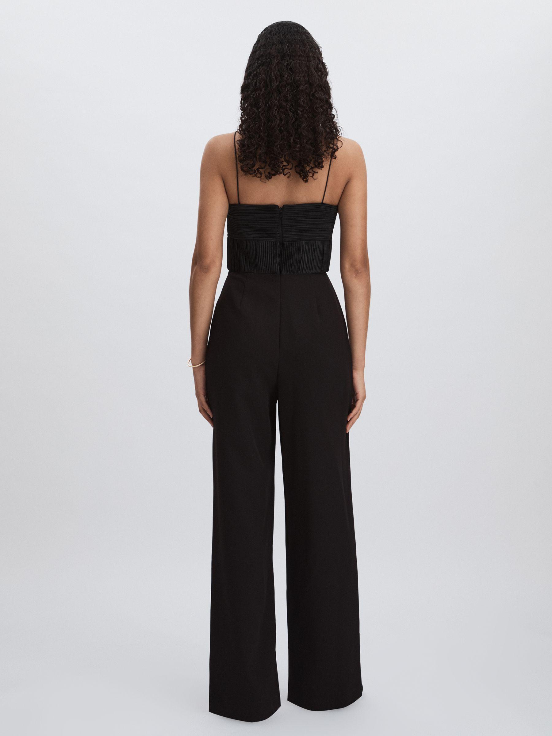 Amur Cady Rosette Jumpsuit in Black Product Image
