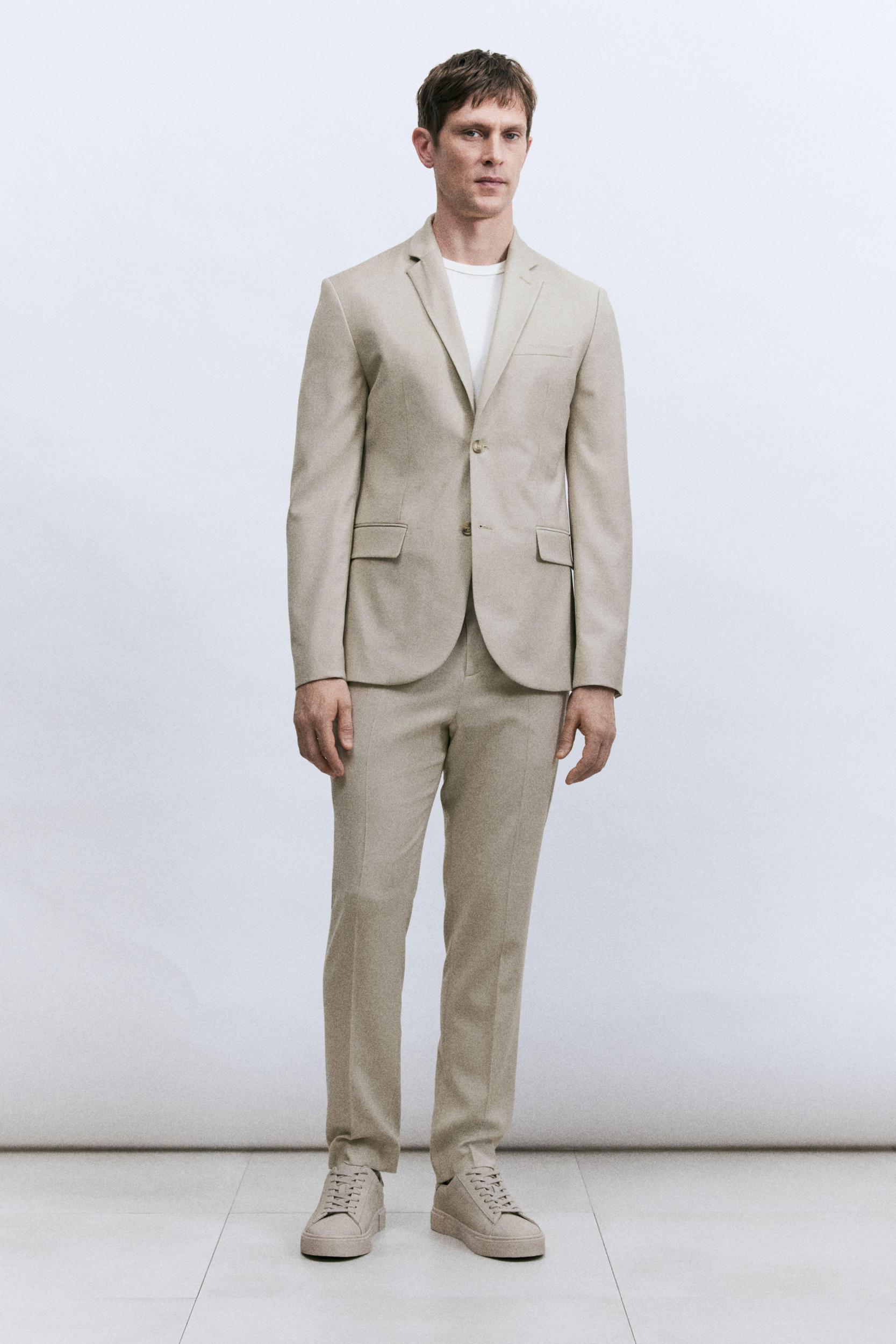 Slim-Fit Suit Pants Product Image