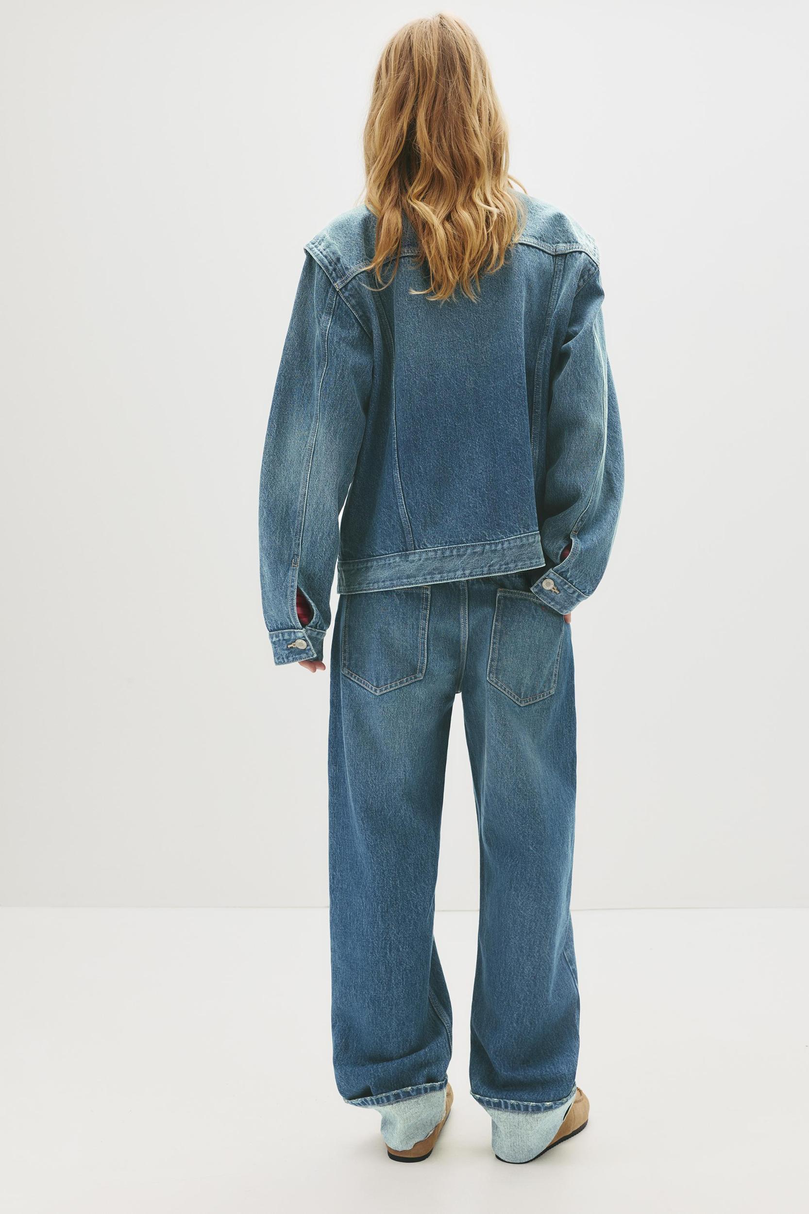 Denim trucker jacket Product Image
