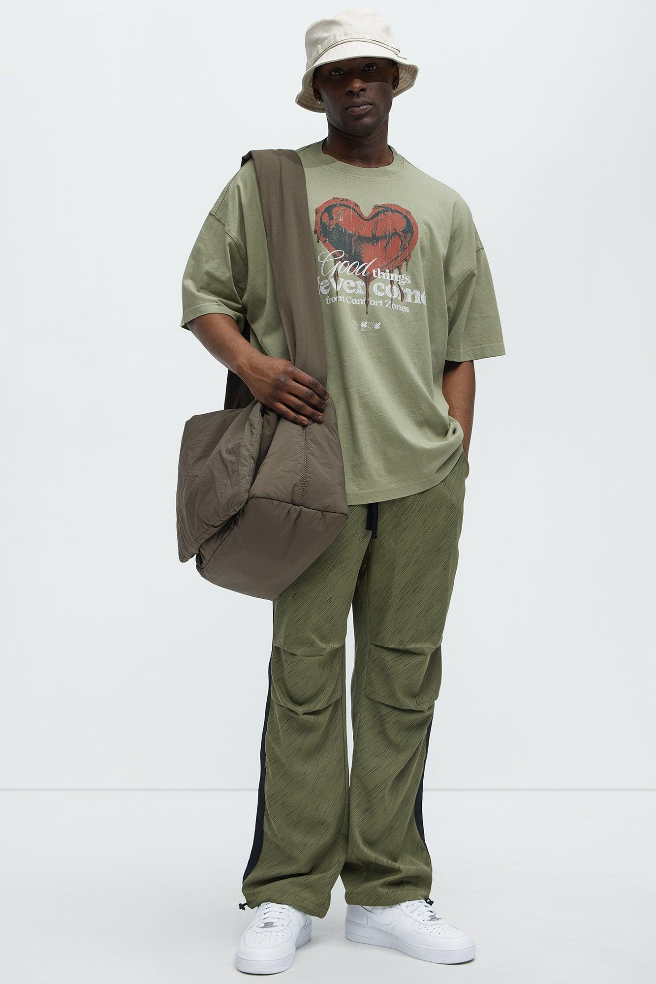 Good Things Oversized Short Sleeve Tee - Olive Product Image