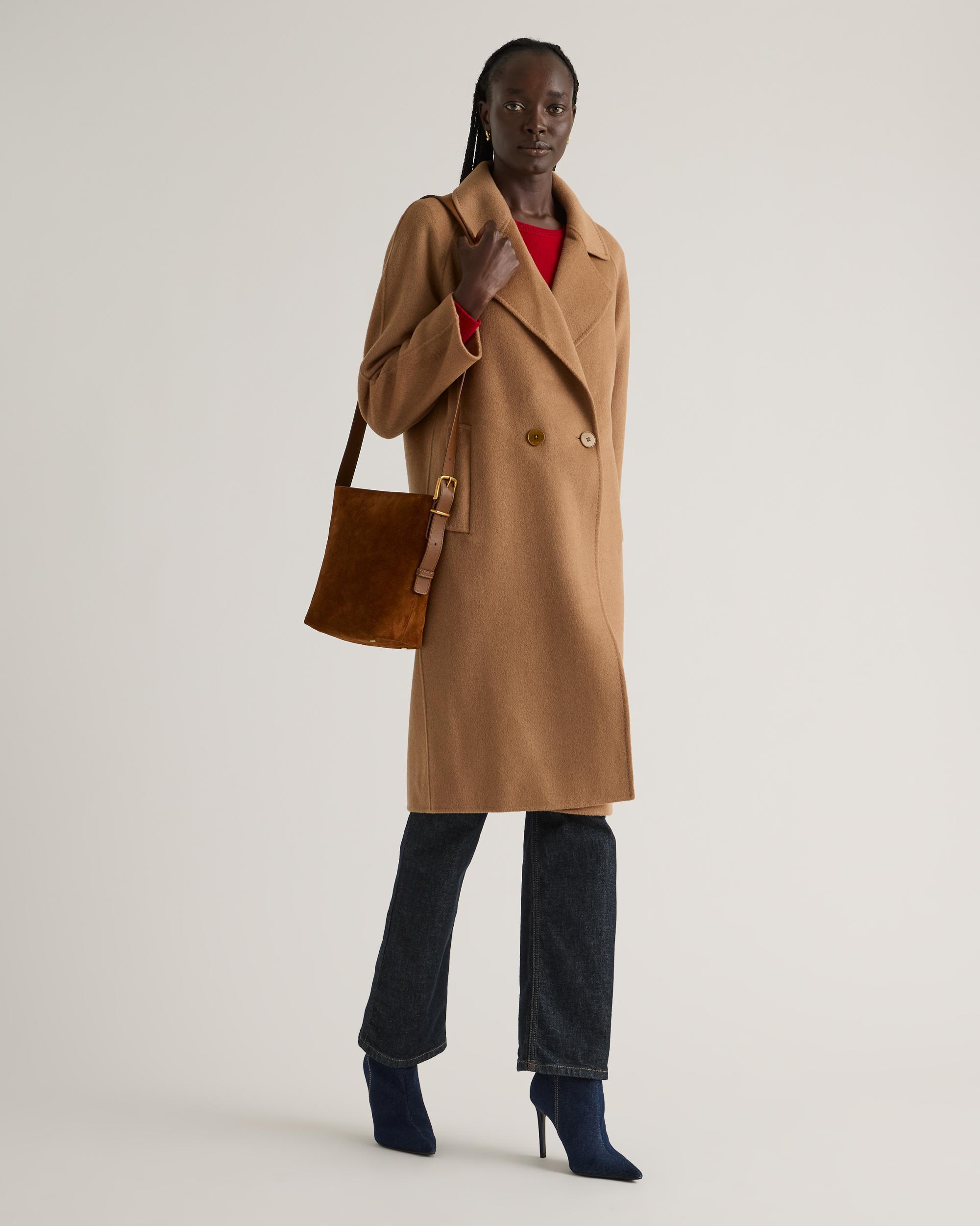 Quince | Women's Double-Faced Merino Wool Notched Lapel Coat Size XS Product Image