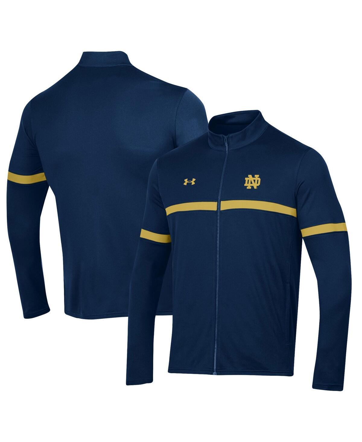Mens Under Armour Notre Dame Fighting Irish 2023 Assist Warm Up Full-Zip Jacket Blue Product Image