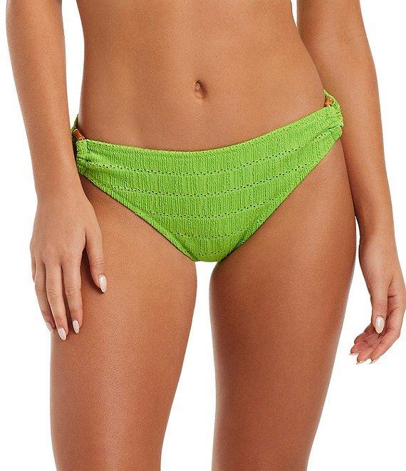 Jessica Simpson Boho Jacquard Side Ring Hipster Swim Bottom Product Image