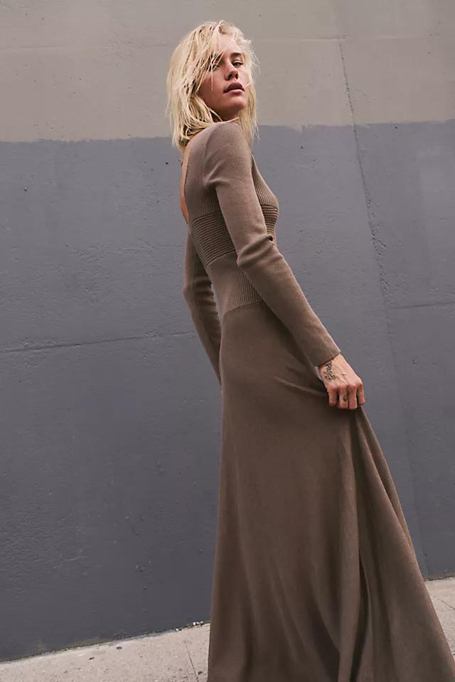 Loren Drop-Waist Sweater Maxi Product Image