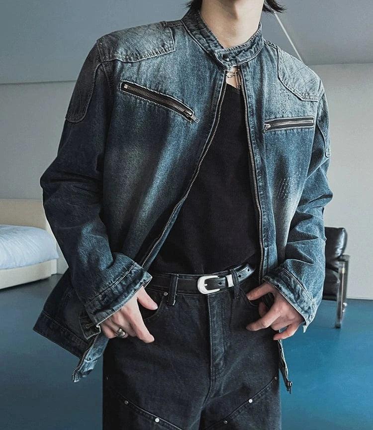 RT No. 11840 BLUE DENIM MOTORCYCLE JK Product Image