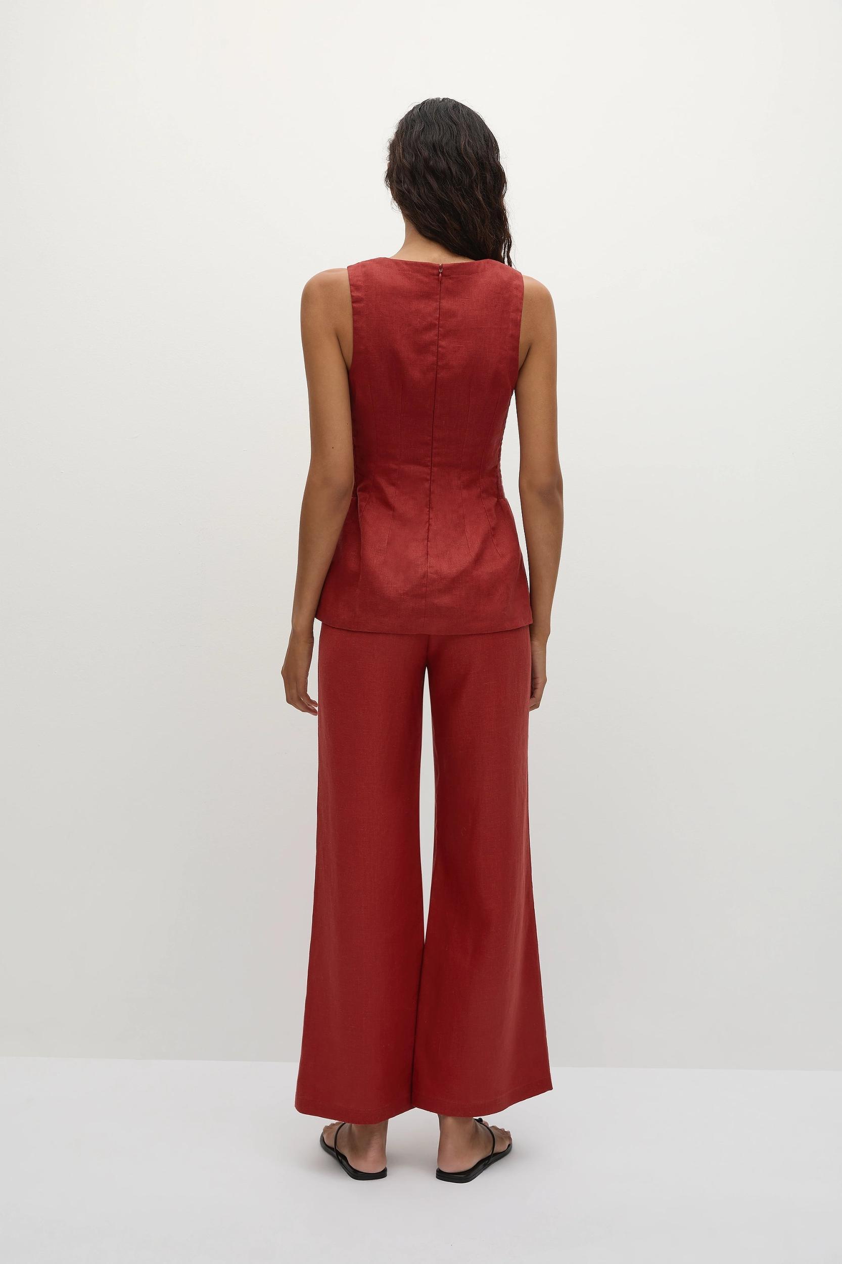 Melia Top Deep Red Product Image
