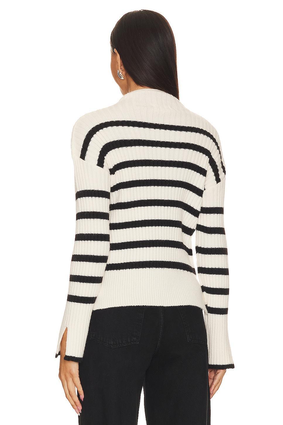 Sunday Stripe Sweater Line & Dot Product Image