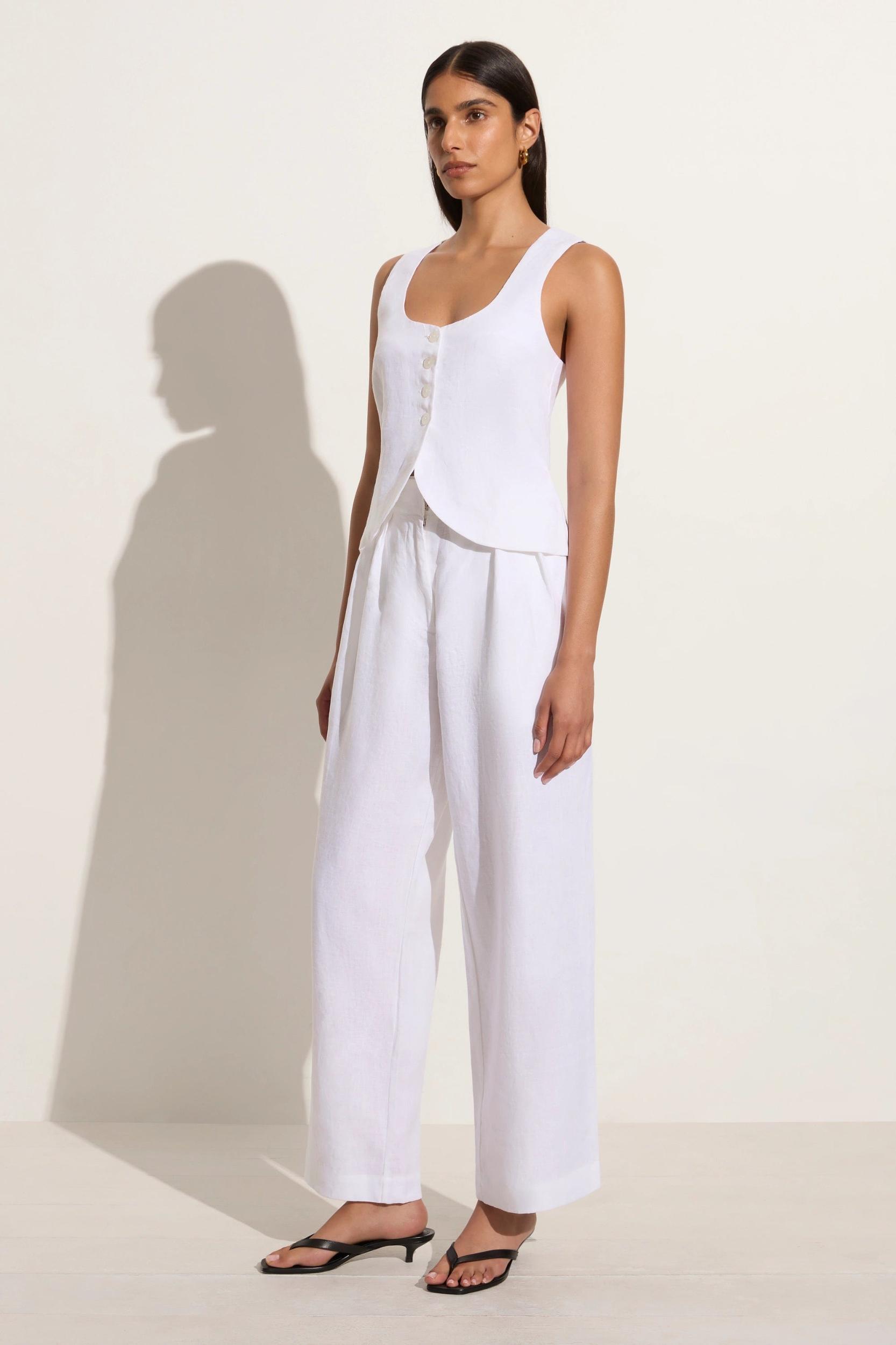 Duomo Pant White - Final Sale Product Image