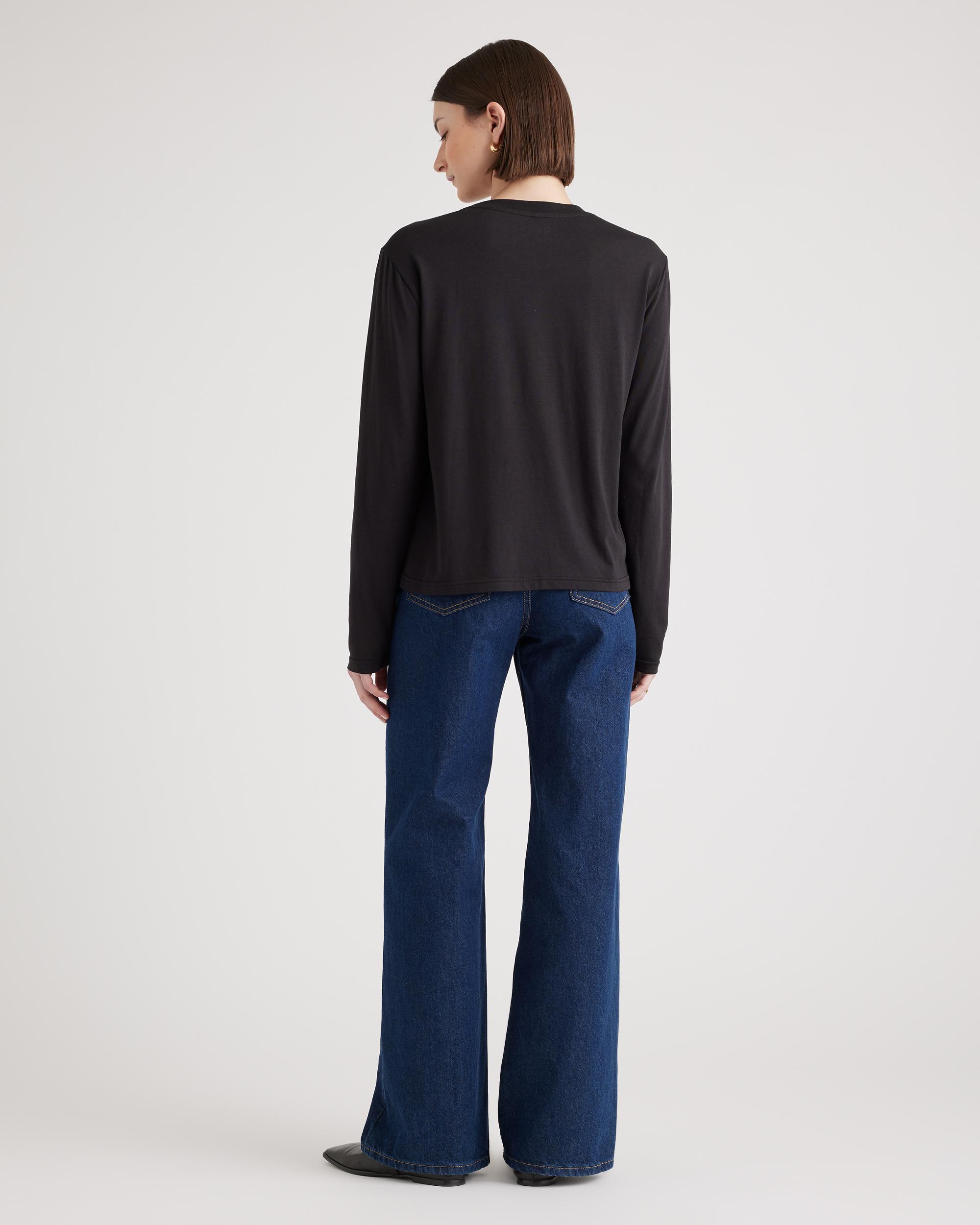 Quince | Women's Cotton Modal Relaxed Long Sleeve T-Shirt Cotton/Modal Product Image
