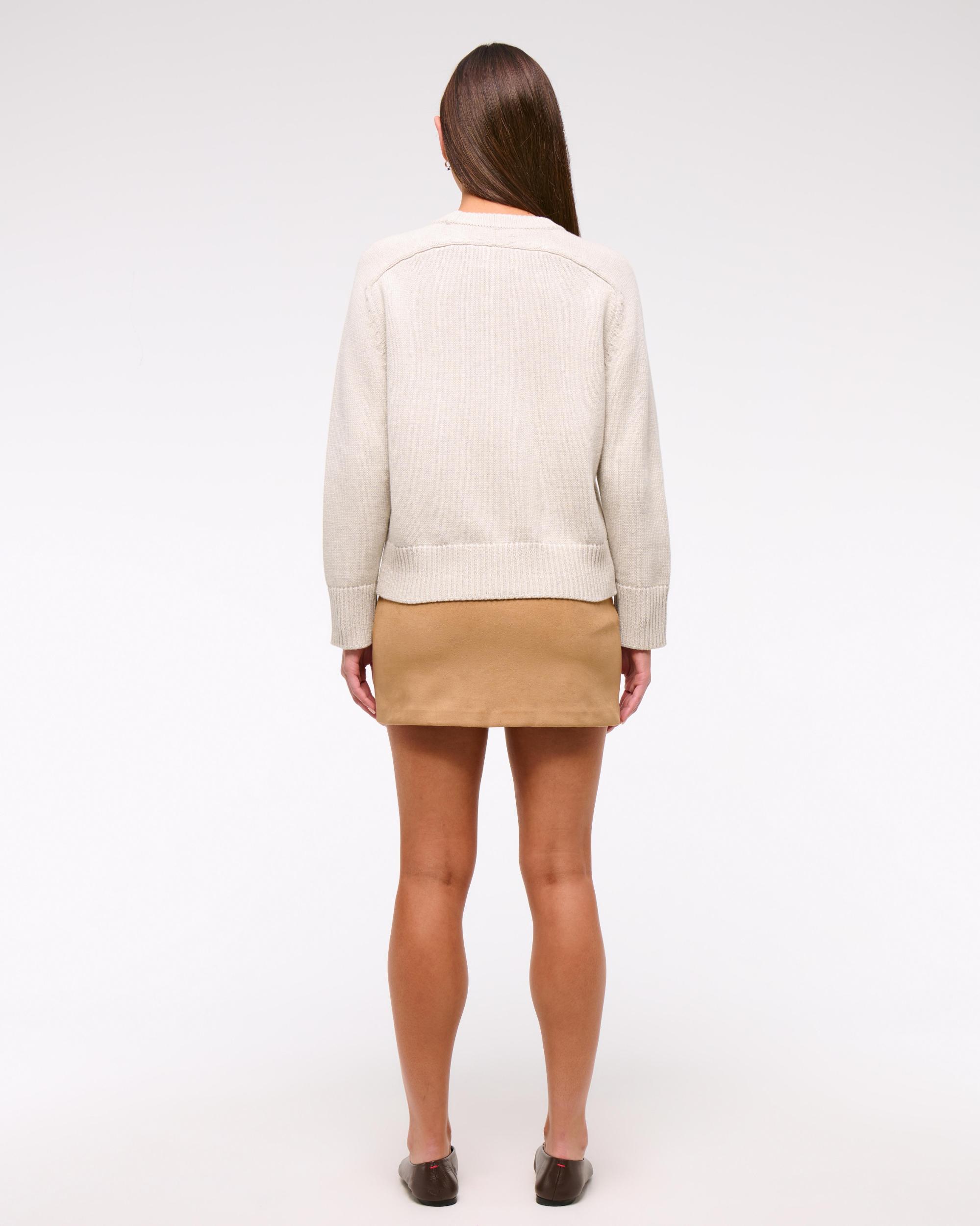 The A&F Madeline Textural Crew Sweater Product Image