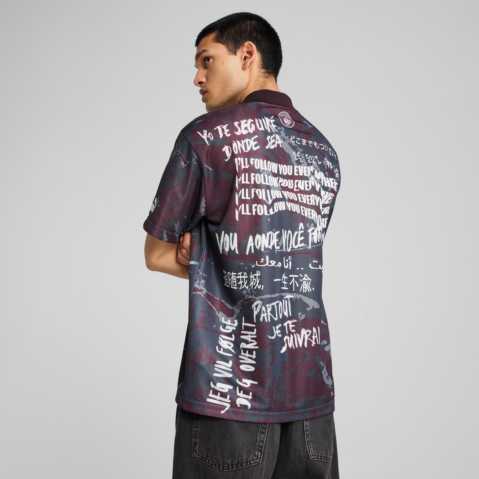 PUMA Manchester City ftblNRGY+ Men's Retro Jersey Product Image