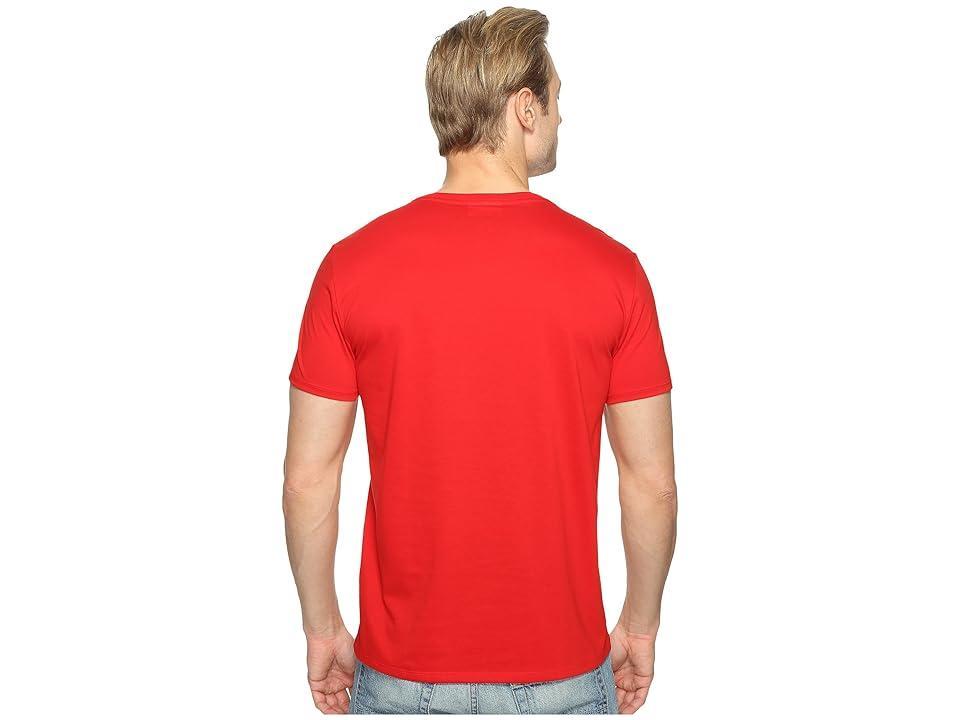 Lacoste Short Sleeve Pima Jersey V-Neck T-Shirt Men's Short Sleeve Pullover Product Image