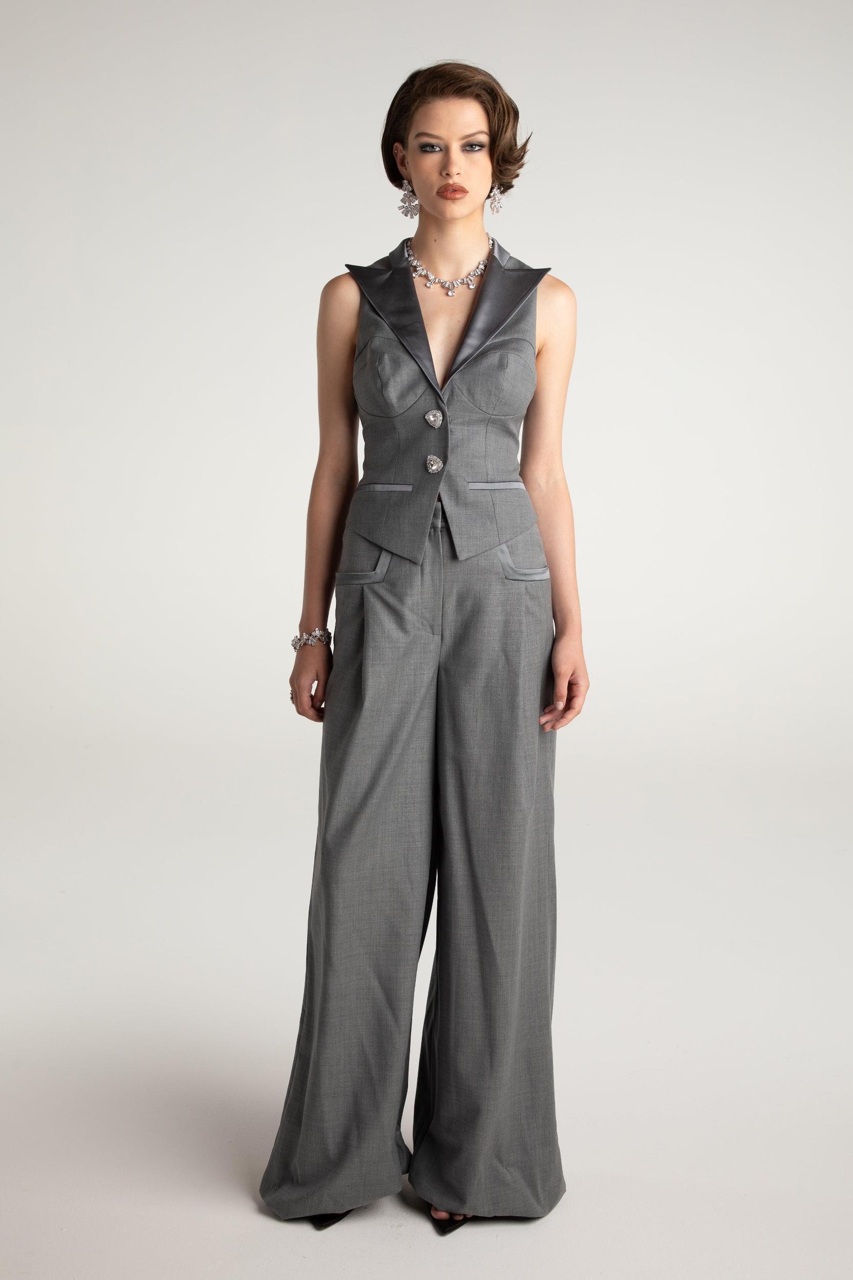 Diana Pants (Grey) (Final Sale) Product Image