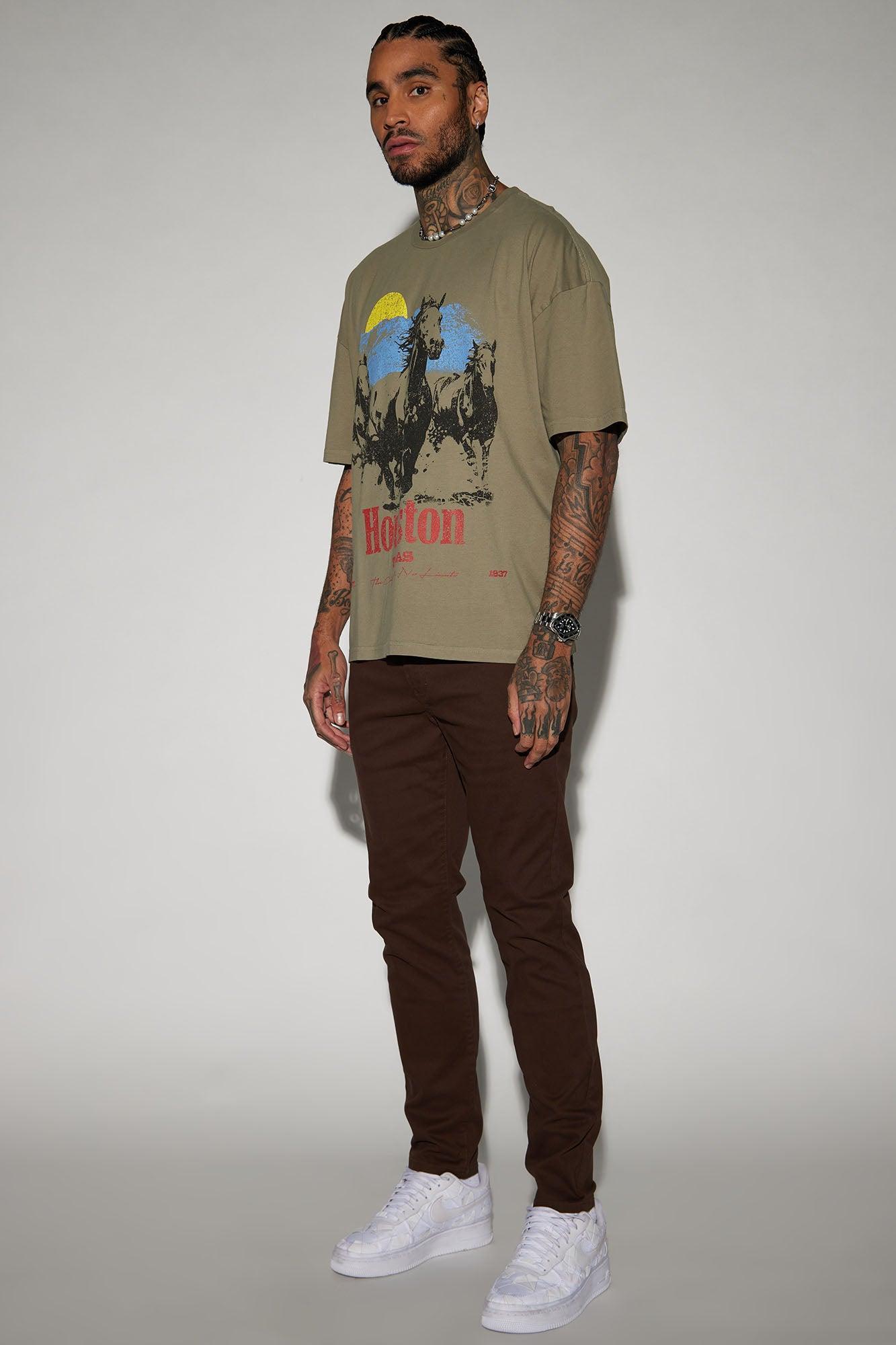 Mac Chino Skinny 5 Pocket Pants - DarkBrown Product Image