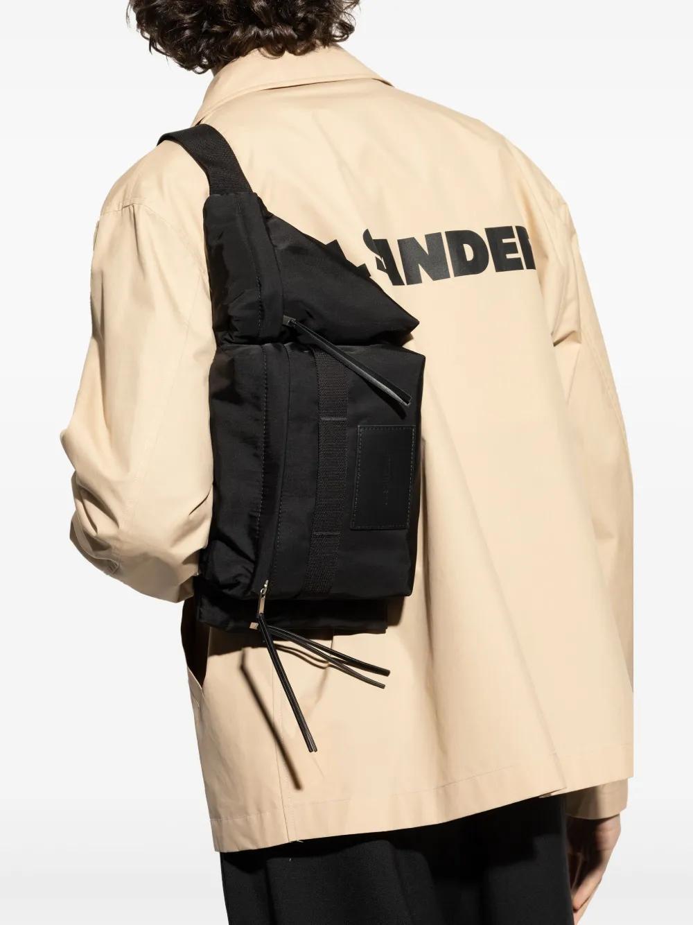 JIL SANDER Leather Belt Bag In Black Product Image