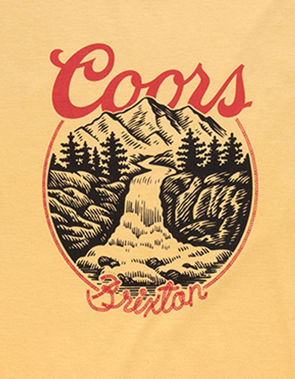 BRIXTON x Coors Rocky Mens Tee - YELLOW Product Image