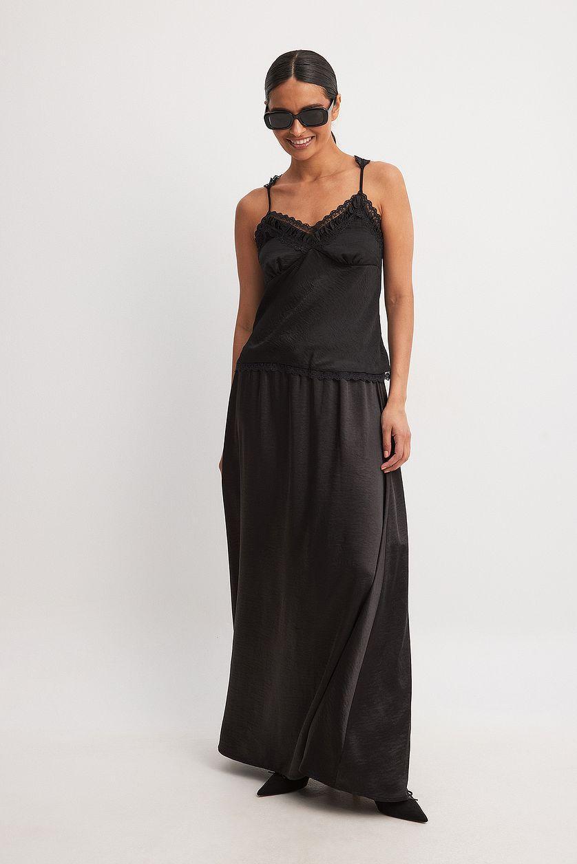 Lace Strap Detail Singlet Product Image