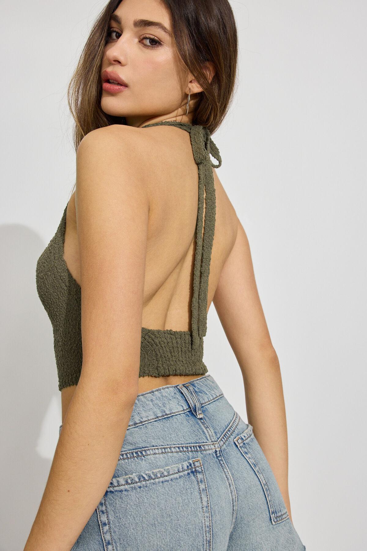 Open Back Cowl Top Product Image