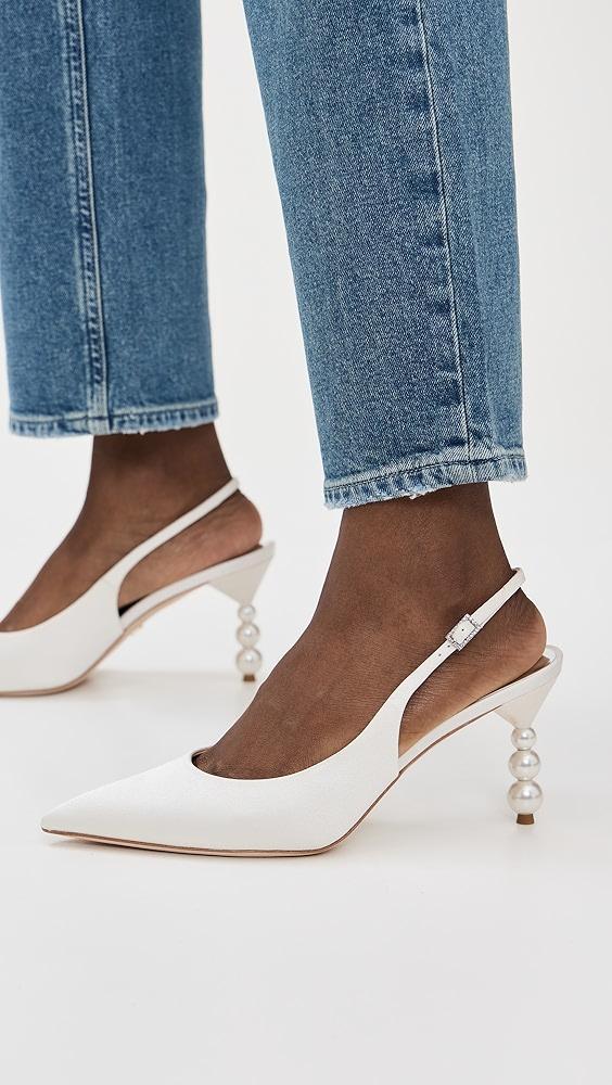Badgley Mischka Beatrix Slingback Pumps | Shopbop Product Image