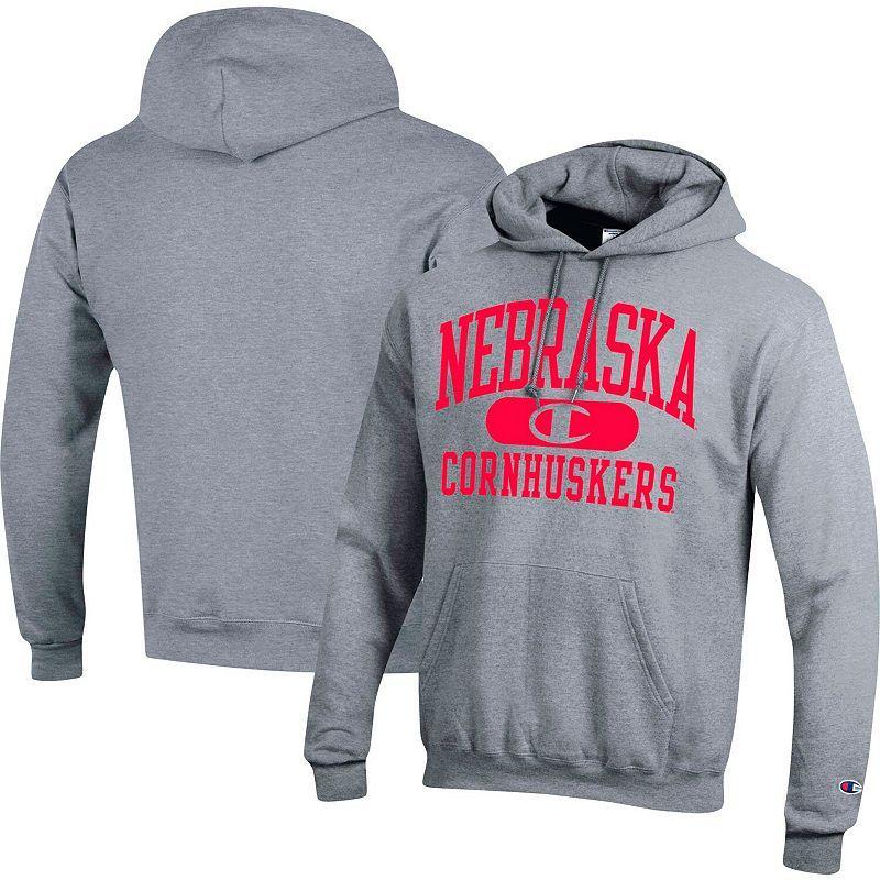 Men's Champion Heather Gray BYU Cougars High Motor Pullover Hoodie, Size: 2XL, Grey Product Image