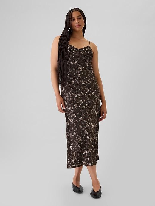 Pintuck Midi Dress Product Image